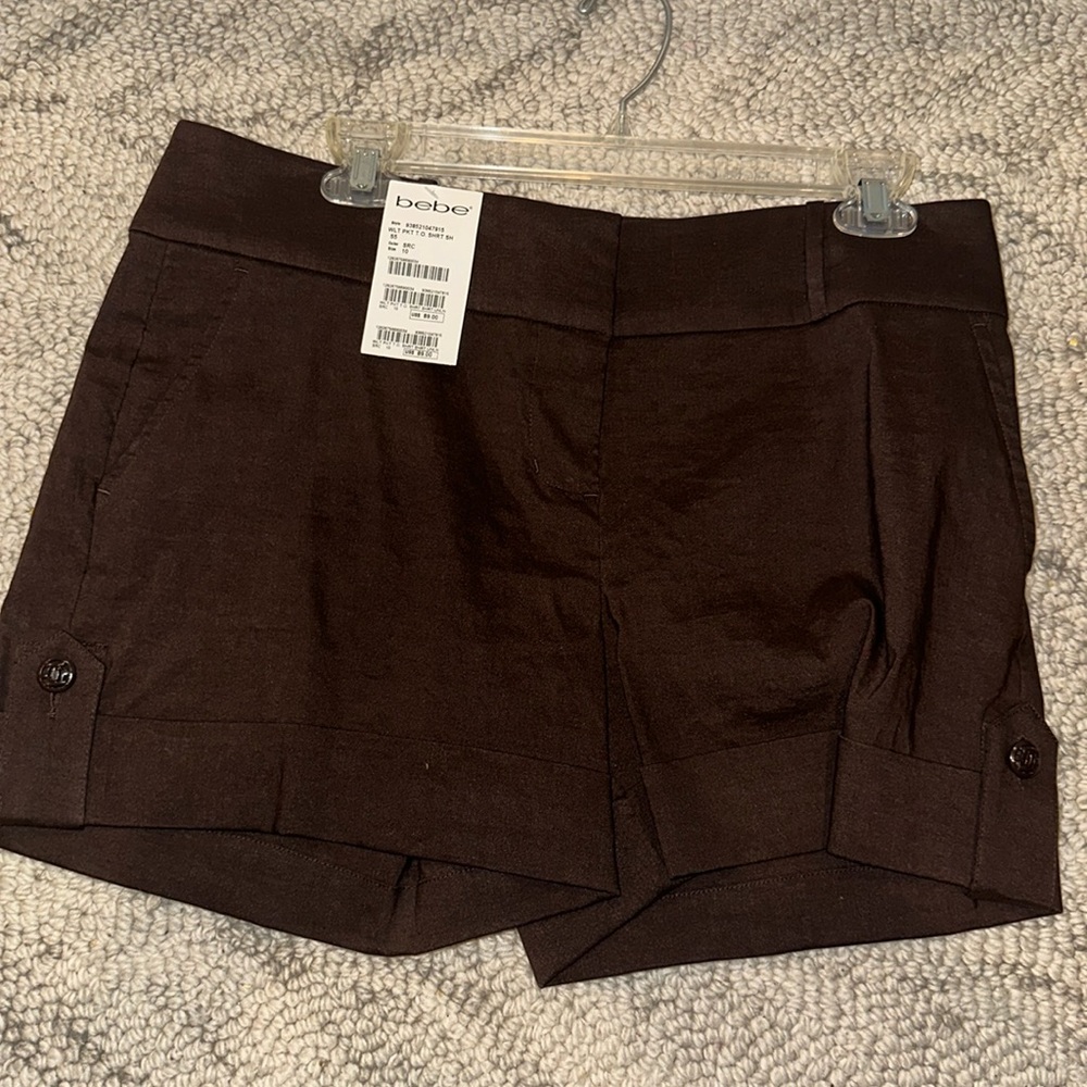 Bebe brown shorts